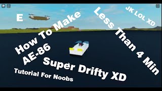 (Plane  Crazy) How To Make A Mini AE-86