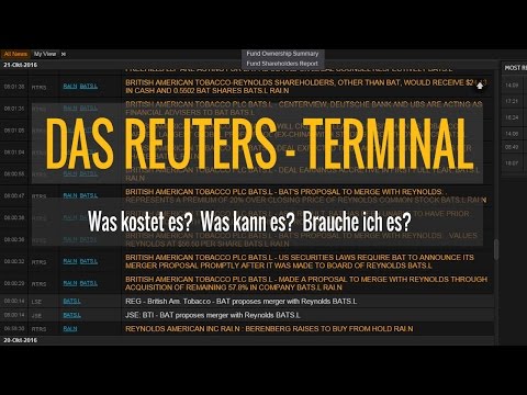 Das Reuters-Terminal - Was kostet es, was kann es und brauche ich es?