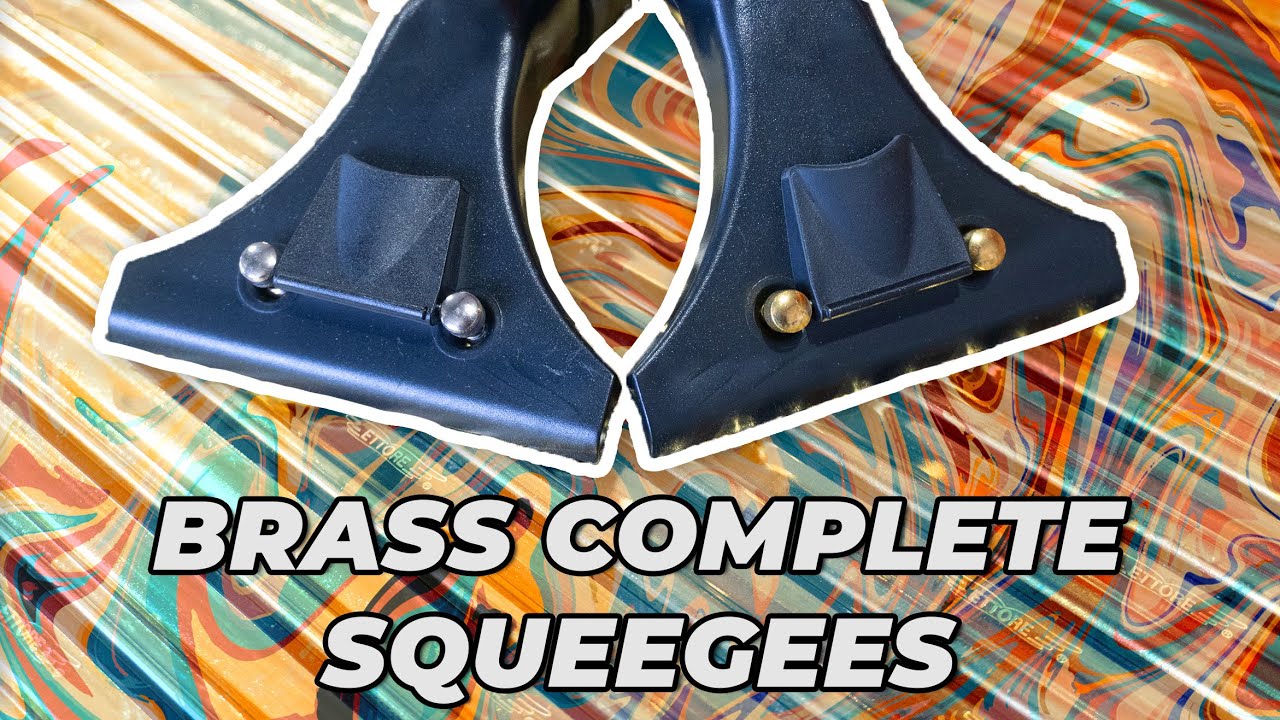 2 Popular Brass Complete Squeegees! YouTube