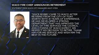Waco fire chief announces retirement