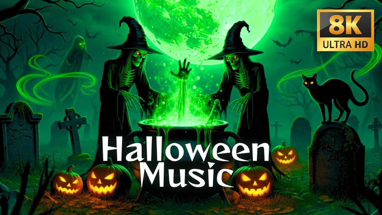 Halloween Night Ambience 2025 🎃 Haunted Pumpkin Village 👻 Relaxing Spooky Sleep Music Focus