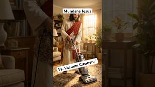 Who vacuums better: You or Mundane Jesus? 🧹🤔