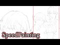 【イラスト】看守さんお絵描き。※等倍メイキング