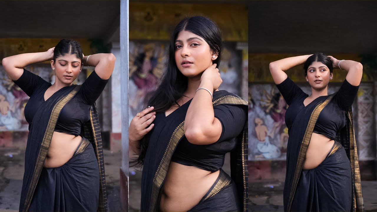 Концепция съёмки сари в стиле высокой моды | Прекрасная девушка Сумошри | PR Entertainment | Модн...