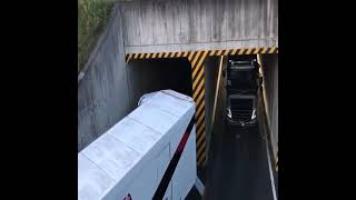 Amazing Truck Driving Skills Under The Bridge