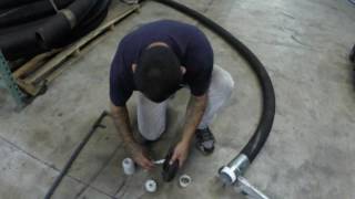 HOW TO INSTALL FLANGE ON HOSE