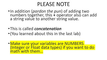 Python Lesson 3   Arithmetic Operators
