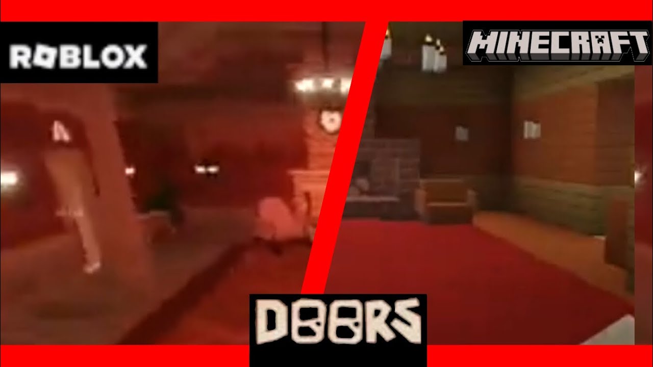 Roblox Doors in MINECRAFT??? Part 1 YouTube
