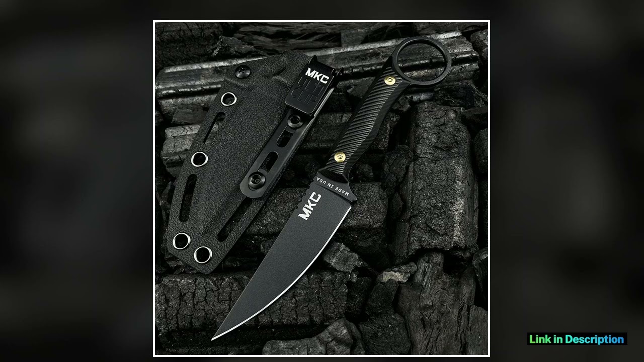 MKC WARGOAT Fixed Blade Knife Magnacut Stainless Steel blade G10 Handle tactical knife Outdoor
