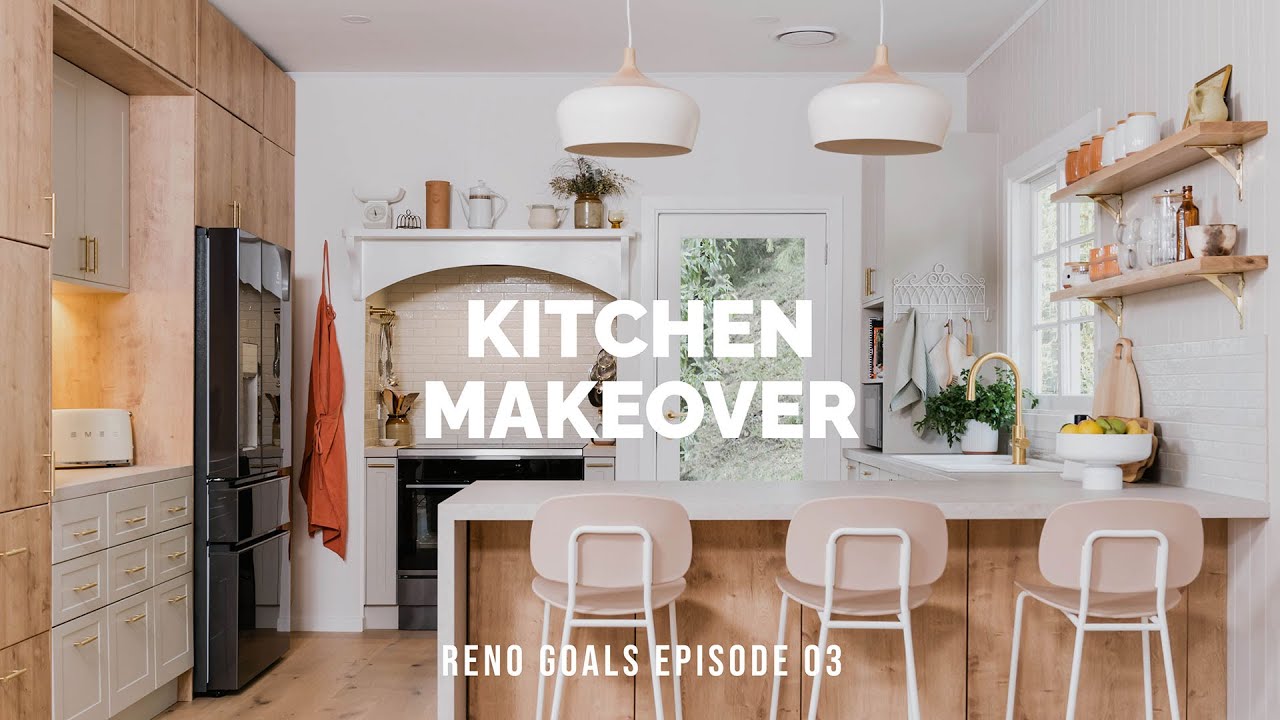 ⁣DIY Kitchen Makeover! Modular Kitchen. Interior Design & Decorating Tips: Modern Coastal Luxury