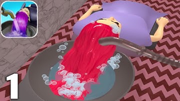 Hair Dye - Gameplay Walkthrough Part 1 All Levels (Android & iOS)