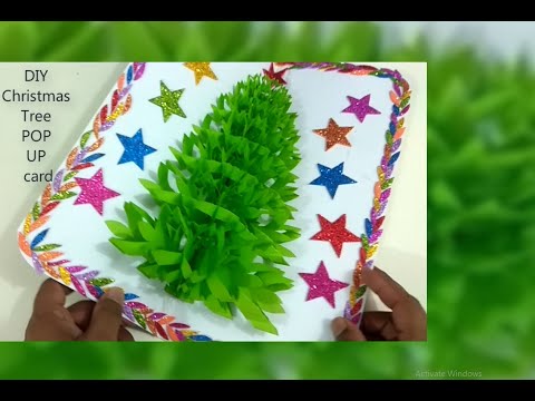 Christmas Tree POP-UP Card Tutorial
