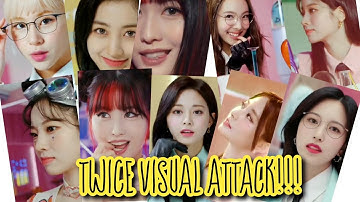 TWICE SCIENTIST ALL MEMBERS VISUAL ATTACK!! #twice #trending #shorts