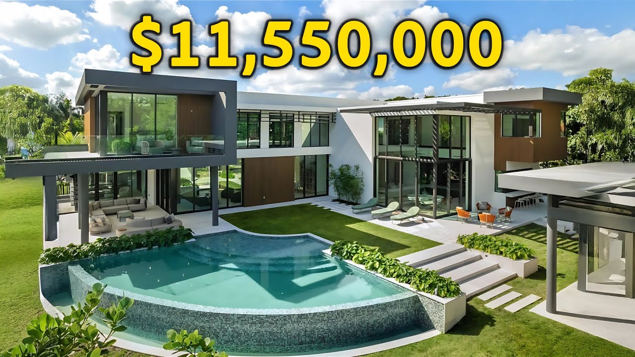 INSIDE a $11,550,000 MANSION with INSANE FINISHES & FEATURES! | Pinecrest, FL