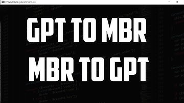 How To Convert GPT To MBR / MBR To GPT During Windows 10 Installation