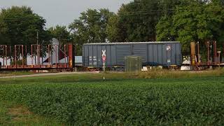 26 sb fg-4 lsrc 6436 6451 weir road shot with zoom lens mixed freight