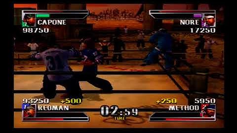 DEF JAM VENDETTA (PS2) METHOD MAN x REDMAN vs N.O.R.E. x CAPONE