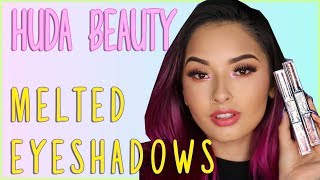 Probando Las Nuevas Sombras Liquidas De Huda Beauty Laura Sanchez