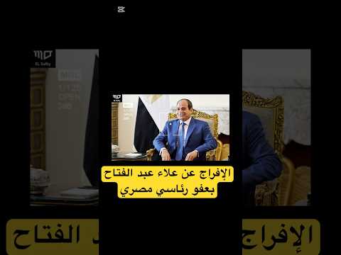 الإفراج عن علاء عبد الفتاح بعفو رئاسي مصري