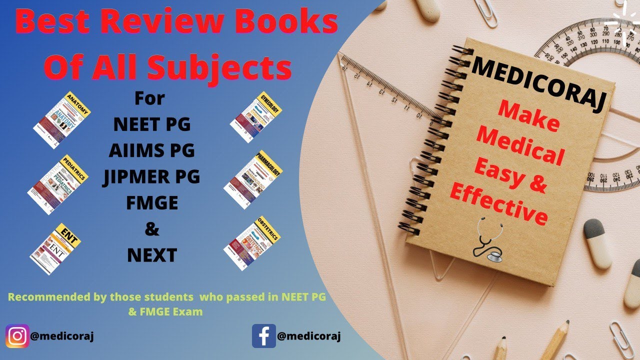 Review book of all subjects for NEET PG,FMGE,AIIMS PG, NEXT, JIPMER PG ...