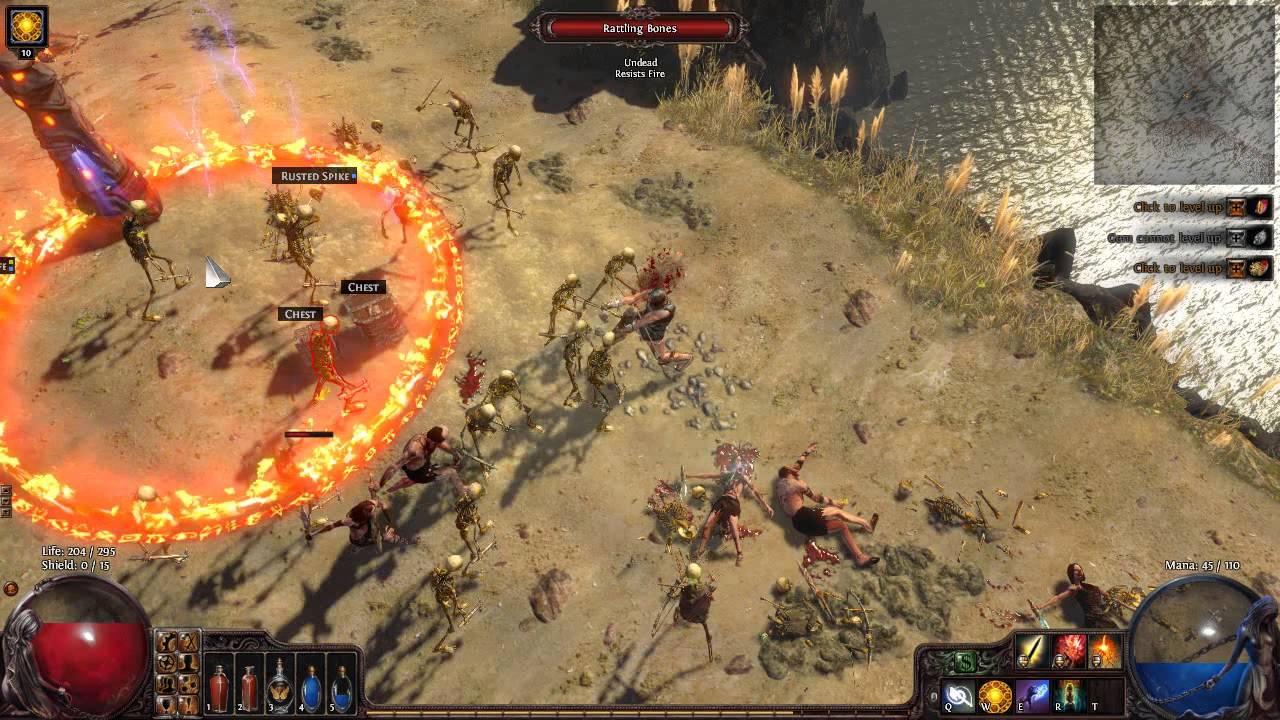 PoE flameblast YouTube