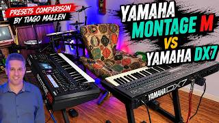 Yamaha DX7 ll/FD and Yamaha Montage M6 - SYEX Comparison - no talking.CONTATO NA DESCRIÇÃO DO VIDEO