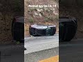 Rollover on CA-17, normal occurrence #shorts