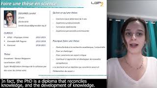 Forum Pagora 2021 - Loreleï DOUARD - Le contrat doctoral