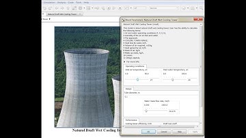 Natural Draft Wet Cooling Tower Matlab/Simulink model