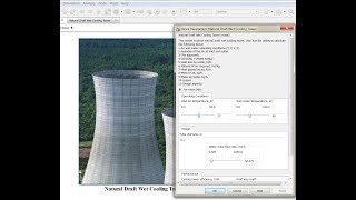 Natural Draft Wet Cooling Tower Matlab/Simulink model