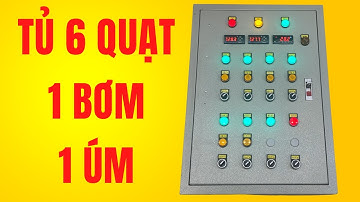 Tủ điều khiển 6 quạt 3 pha 1 bơm 1 úm tự động cho trang trại | Tu Dien DITICO