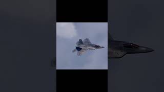 High Speed F22 Raptor Airshow London 2022