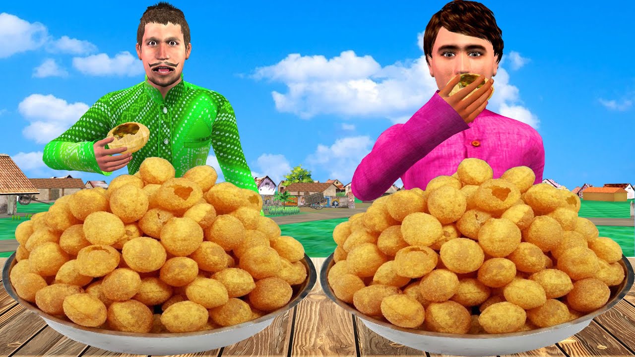 गोलगप्पा पानी पूरी चुनौती Golgappa Pani Puri Food Challenge Comedy Video हिंदी कहानिय Hindi Kahaniya