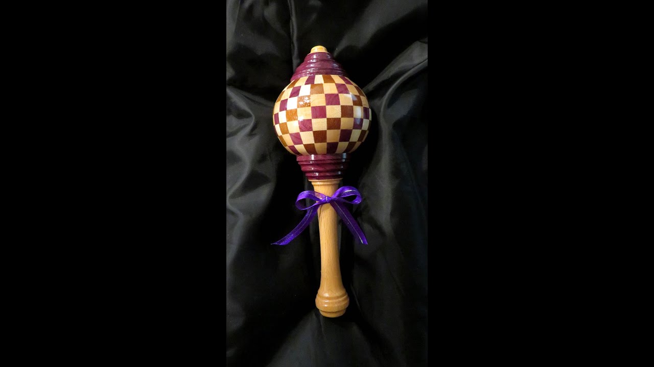 Woodturning - Fancy Maracas or Keepsake Baby Rattle - YouTube