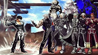 [KOF Mugen] Boss Orochi Iori AR Vs 8 Insane Bosses Team