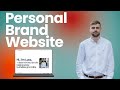 How to Create a FREE Personal Brand Website with WordPress