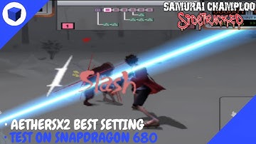 AetherSX2 Emulator - Samurai Champloo Sidetracked PS2 on Snapdragon 680 | Best Setting