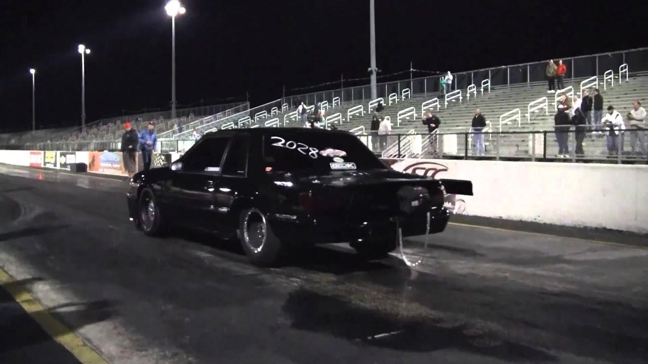 Toyoworks TDAutowerkes STREET 2JZ Mustang Foxbody testing at PBIR