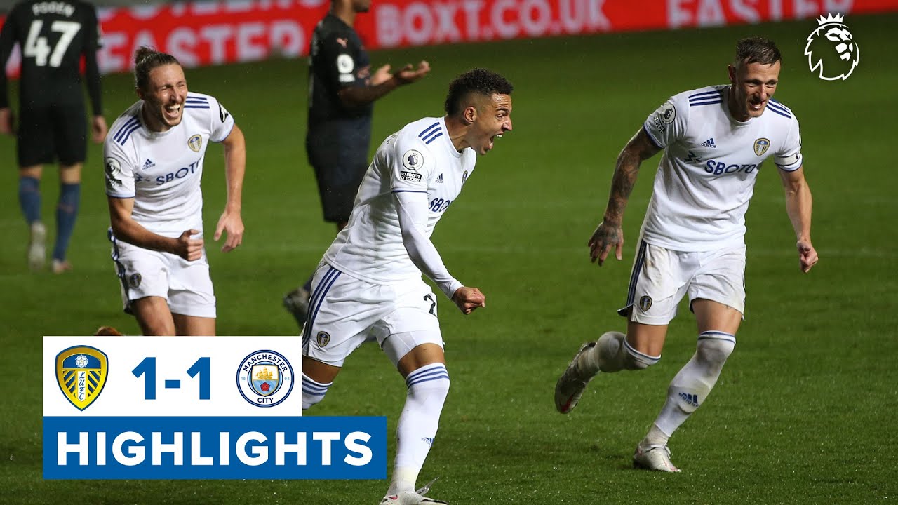 Highlights Leeds United 1-1 Manchester City 2020/21 Premier League