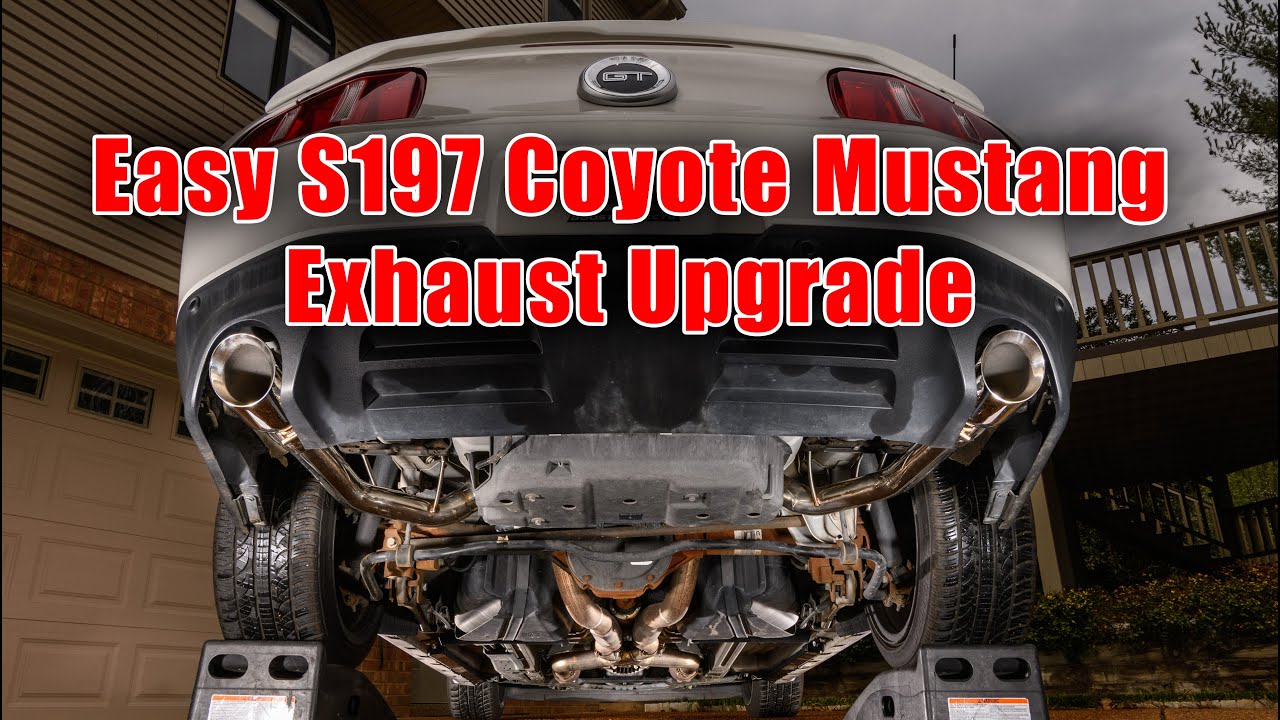 2012 S197 Coyote Mustang Exhaust Upgrade and Muffler Delete (straight pipes) YouTube