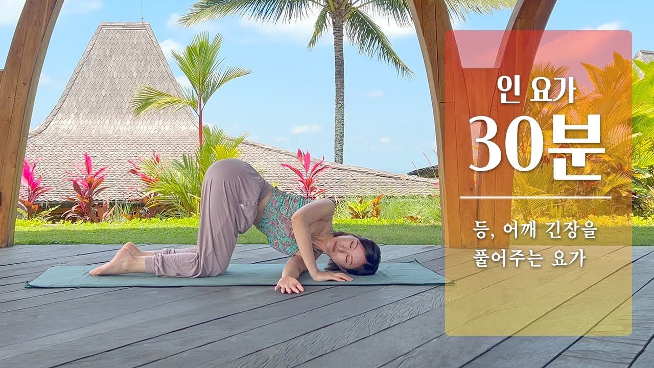 등, 어깨 긴장을 풀어주는 인요가 | 상체 딥 스트레칭