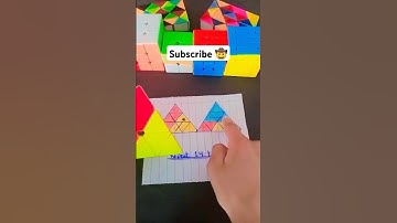 Pyraminx With 2 Moves 🎉🤯 #rubikscube #cubing #shorts #viralshorts