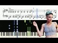 Halsey - Eyes Closed - Piano Tutorial + SHEETS