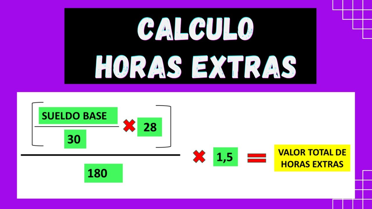 👉¿Cómo calcular EXTRAS en CHILE? ⏰ YouTube