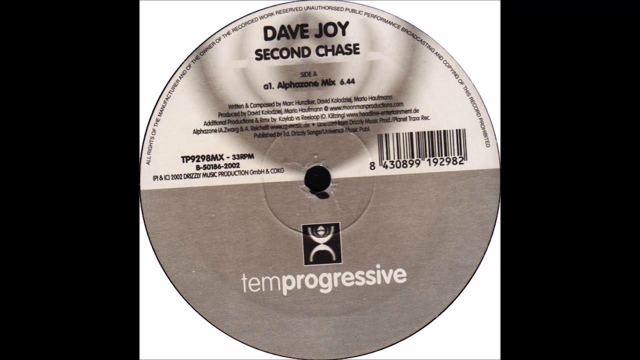 Dave Joy - Second Chase (Alphazone Mix) (2002)