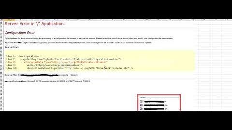 Failed to decrypt using provider