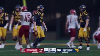 136 Team Tournament CFB 26 First Round Washington State VS West Virginia