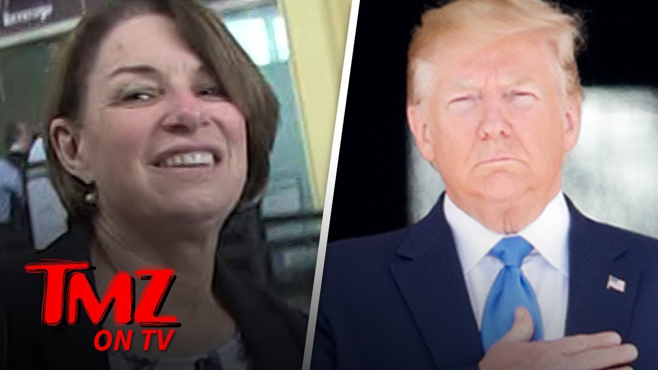 gossip grill Amy Klobuchar Says No Way She'll Sign Trump's Birthday Card | TMZ TV