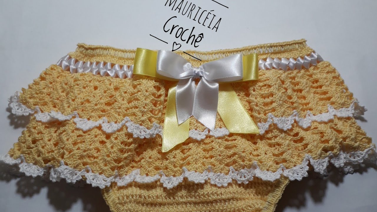 Calcinha de crochê