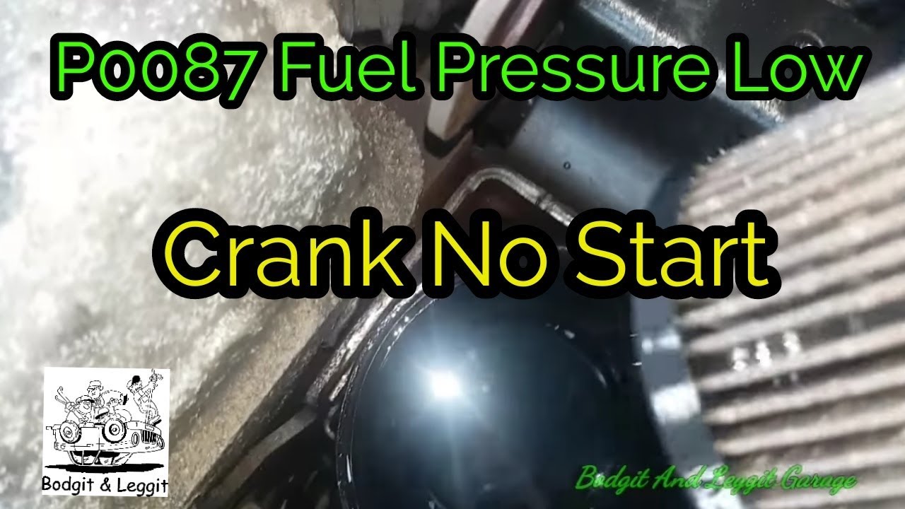 Ford Mondeo Crank No Start P0087 Fuel Pressure Low Don't Be A Parts Changer Diagnose It Properly - Youtube